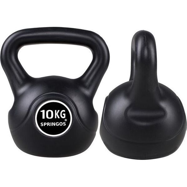 Kettlebell Springos FA1004 bitumiczny 10 kg