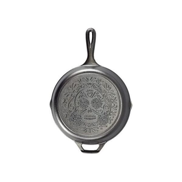 Patelnia Lodge Patelnia Żeliwna Lodge Sugar Skull 26 cm