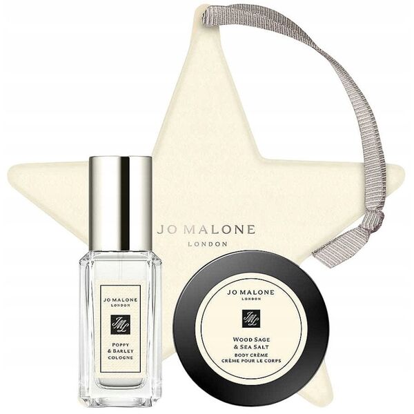 Σετ Χειμώνας Jo Malone: Wood Sage & Sea Salt, Ενυδατική, Κρέμα Σώματος, Για Όλο Το Σώμα, 15 ml + Poppy & Barley, Κολόνια, Unisex, 9 ml Unisex