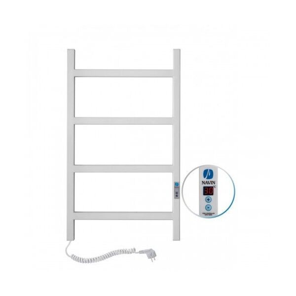 Ηλεκτρικός στεγνωτήρας πετσετών Navin Navin Nordic 500*800 Ψηφιακός αριστερός λευκός 12-841152-5080