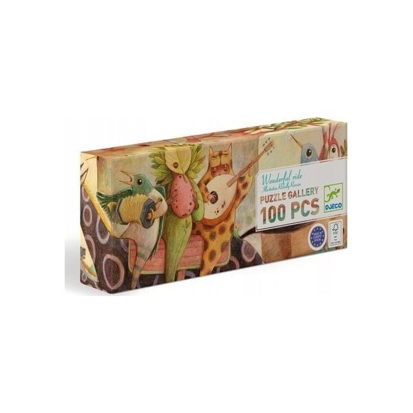 Djeco Dėlionė - Jodinėjimas (100 detalių)