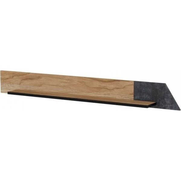 Cama Meble Półka OVO 130x20xH15 dąb/beton
