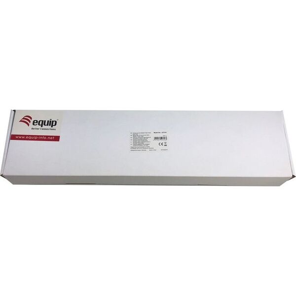 Equip Equip Patchpanel 16x RJ45 Cat5e 19" FTP 1HE      hellgrau