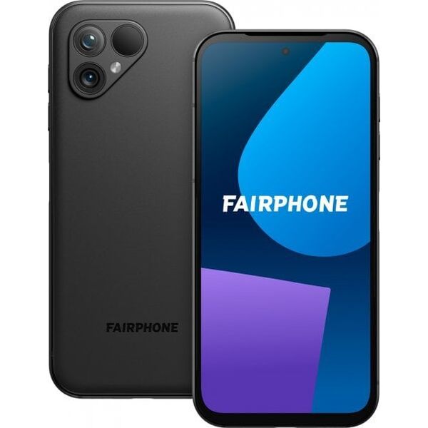 Κινητό τηλέφωνο Fairphone Fairphone 5 128GB - 6.46 - Κινητό τηλέφωνο (Matte Black, Android 13, Dual SIM, 6GB)