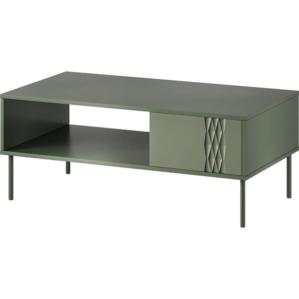 Ława/stolik TRESSE 110x60x40 zieleń mat