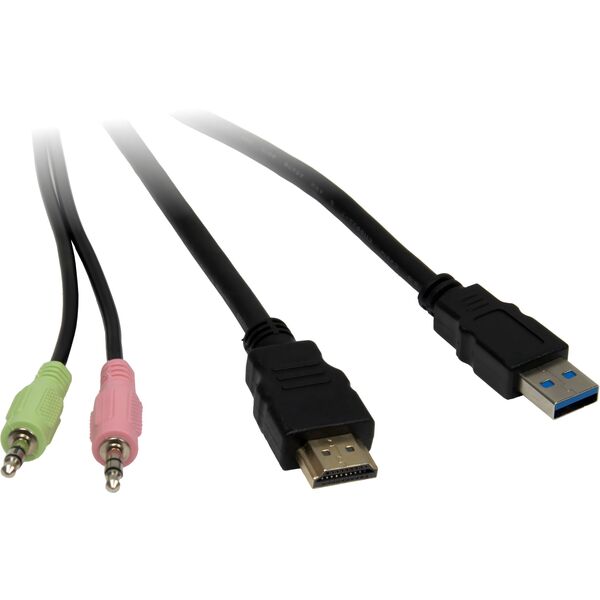 Inter-Tech IPC KVM Switch AC-22HUS HDMI, 4K@60Hz
