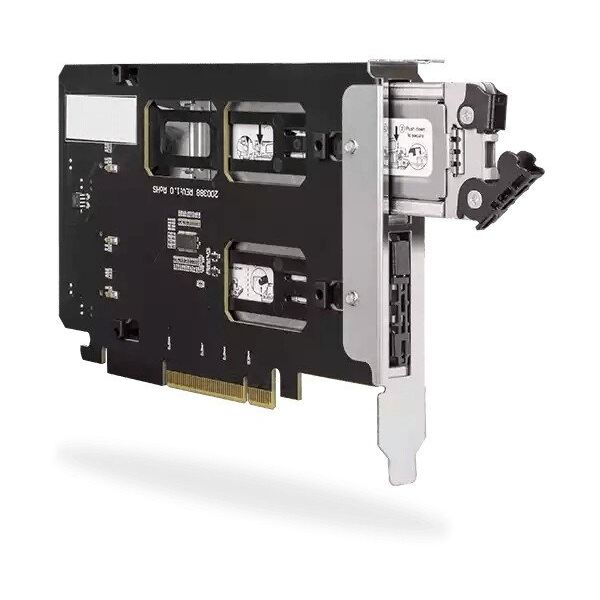 Icy Dock ToughArmor 2x M.2 NVME σε PCIe 4.0 x8 κάρτα διαχωρισμού w/tra