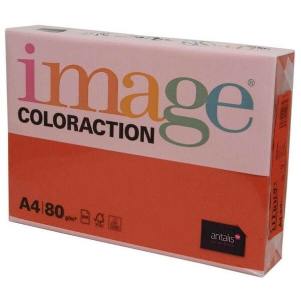Χαρτί εκτύπωσης Image Coloraction A4 80g London Dark red 500 φύλλα/πακέτο