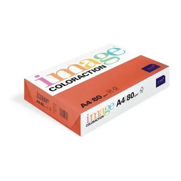 Χαρτί εκτύπωσης Image Coloraction A4 80g London Dark red 500 φύλλα/πακέτο