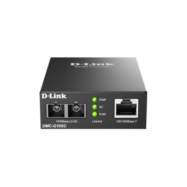 D-LINK DMC-G10SC/E Μετατροπέας Gigabit Ethernet 1000Mbit/s TP (RJ-45) σε 1000Mbit/s LX (SC-Duplex) (10 km)