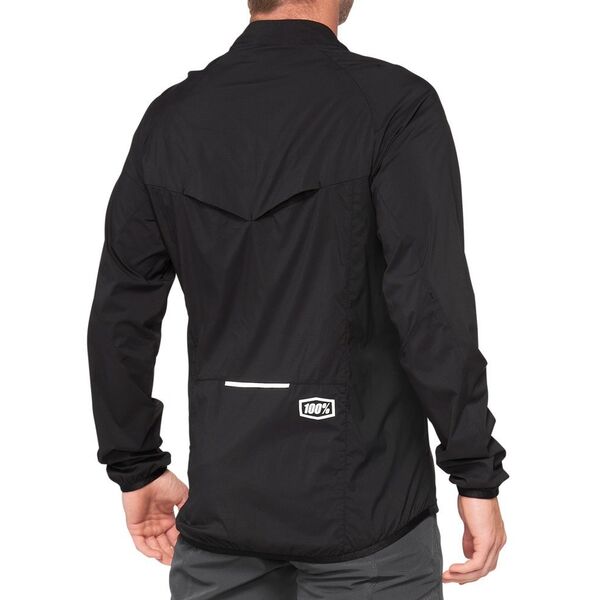 Ανδρικό μπουφάν 100% CORRIDOR Stretch Windbreaker Μαύρο μέγεθος M (ΕΚΠΤΩΣΗ -50%)