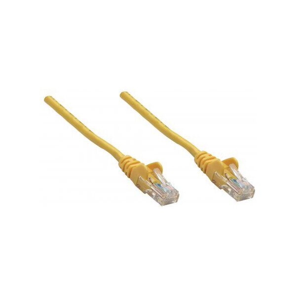 Intellinet Network Solutions Patchcord Cat6, CU, U/UTP, PVC, 1m, żółty (738538)