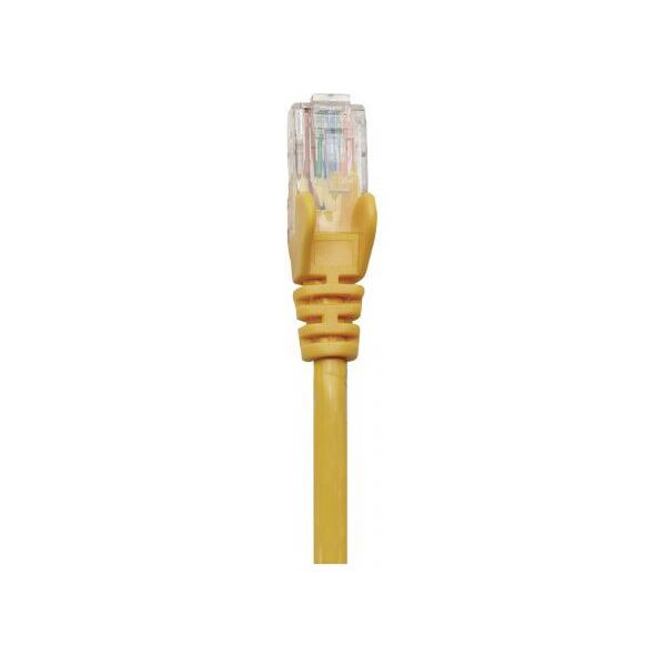 Intellinet Network Solutions Patchcord Cat6, CU, U/UTP, PVC, 1m, żółty (738538)