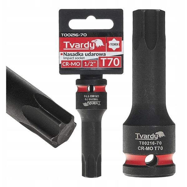 Καρυδάκι κρούσης TORX 1/2" T70 CR-MO (10/100)