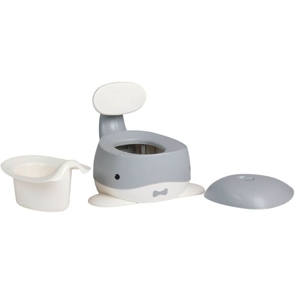 Naktipuodis BabyTrold Whale Potty, grey