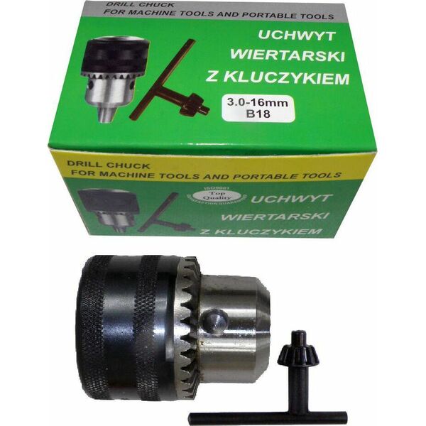 Silver GŁÓWKA DO WIERTARKI 16mm-B18-KLUCZYK /SILVER EXV004