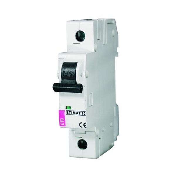 Διακόπτης υπερέντασης ETI Polam Asti ETI Polammat 10 261000102 1P B 10A 10kA DC