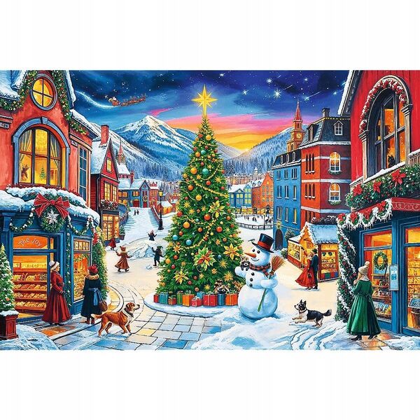 PUZZLE 300EL TREFL XMAS SWIATECZNA MIASTECZKO P8