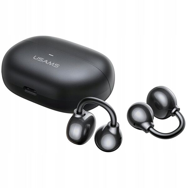 Ακουστικά Bluetooth USAMS Echo R02 Clip-on ασύρματα γκρι