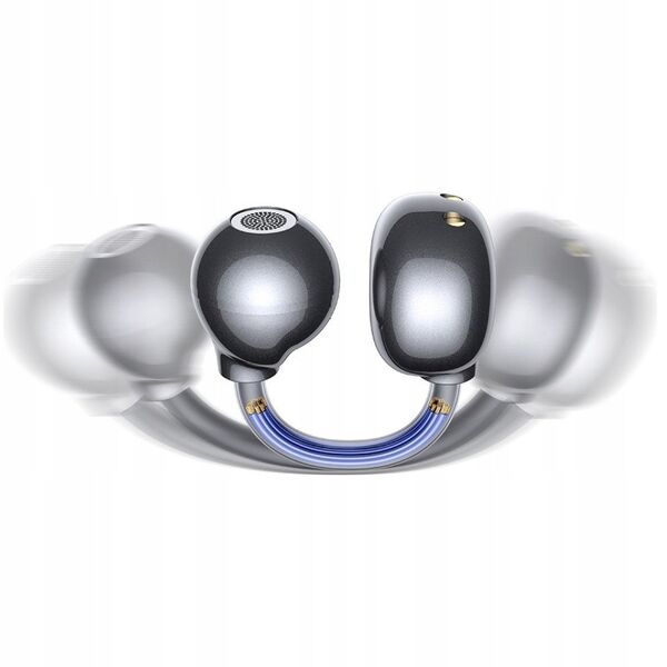 Ακουστικά Bluetooth USAMS Echo R02 Clip-on ασύρματα γκρι