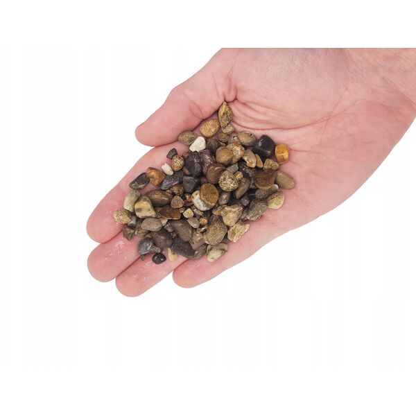 WIO Elderly Gravel, �wir, dekoracyjny, szary/czarny/bia�y,  2kg, worek
