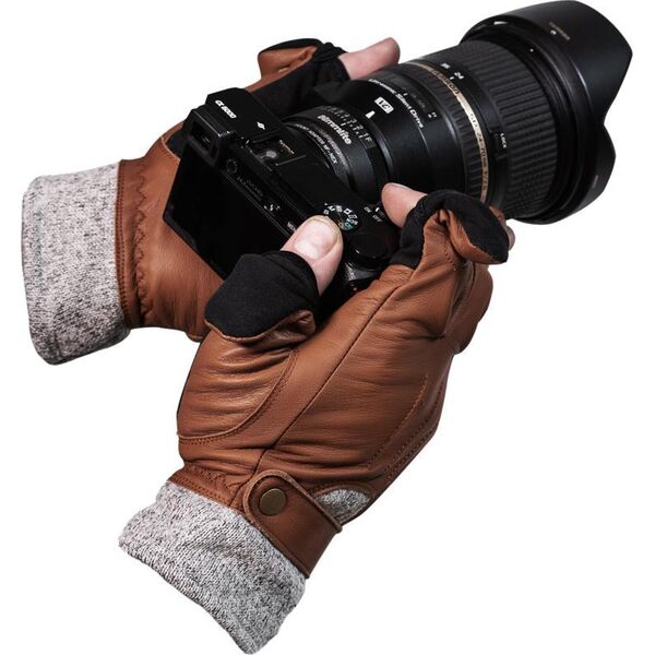 Vallerret Rękawiczki rękawice fotograficzne Urbex Glove Brown XS