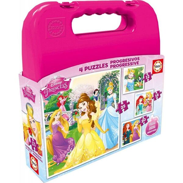 Educa Walizka puzzle Disney Princess (16508)