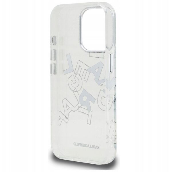 Etui Karl Lagerfeld IML Sketched Graphic do Apple iPhone 16 Pro Max przezroczysty