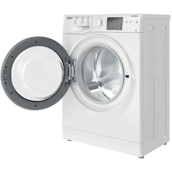 Whirlpool Washing machine | WRBSB 6249 W EU | Energy efficiency class C | Front loading | Washing capacity 6 kg | 1200 RPM | Depth 43 cm | Width 60 cm | LED | White