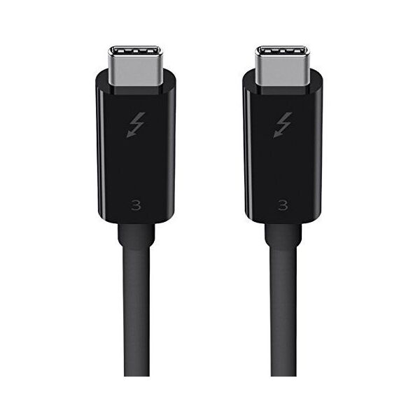 Kabel USB Belkin USB-C - USB-C 0.8 m Czarny (F2CD084BT0.5MBK)