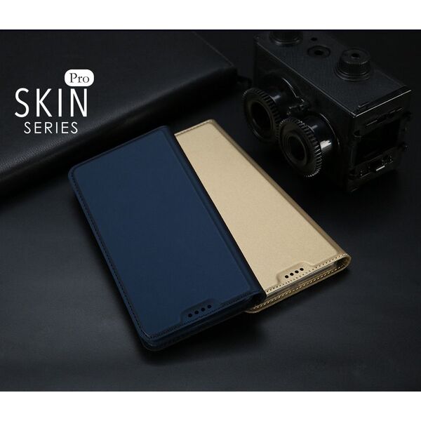 Dux Ducis Etui Dux Ducis skin leather HUAWEI HONOR PLAY granatowe