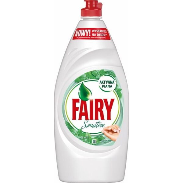Fairy Płyn do mycia naczyń Sensitive drzewo herbaciane 0,9L (12211872)