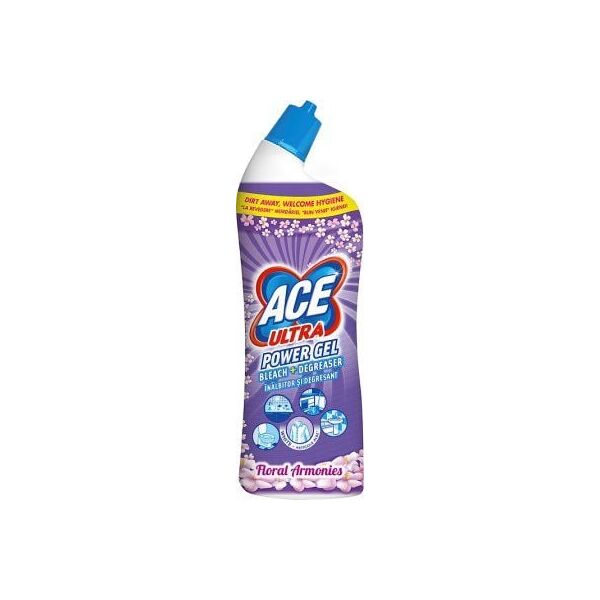 ACE Wybielacz ze środkiem odtłuszczającym Power Floral Perfume 0,75L (12740370)