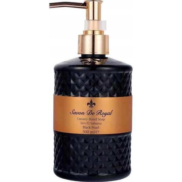 AKSAN SAVON DE ROYAL PEARL mydło w płynie BLACK, 500ml