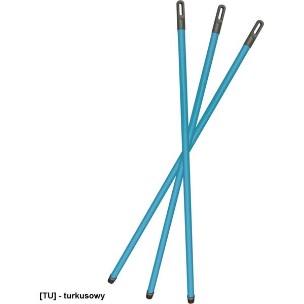 YTRZON120 - trzonek 120 cm, wykonany z tworzywa sztucznego - czerwony