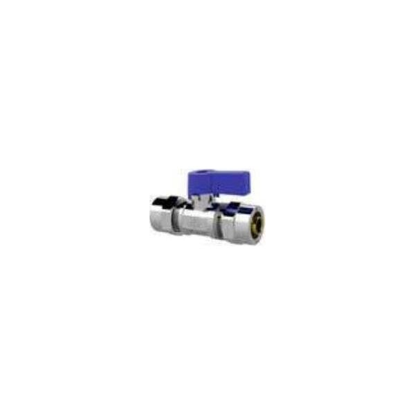 Arco MINI Zawór prosty do rur wielowarstwowych 16 x 16, uchwyt niebieski ARCO 868030