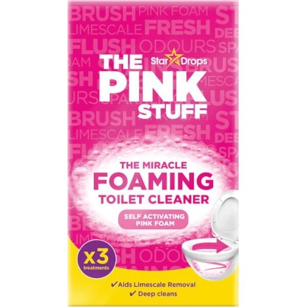 The Pink Stuff Saszetki do czyszczenia THE PINK STUFF Miracle Foaming Toilet WC 3x 100g