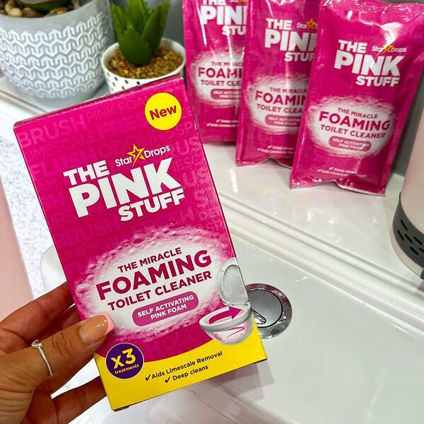 The Pink Stuff Saszetki do czyszczenia THE PINK STUFF Miracle Foaming Toilet WC 3x 100g