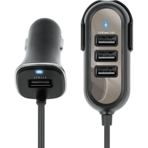 Ładowarka Forever PC-01 4x USB-A 5.8 A  (GSM036169)