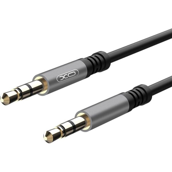 Kabel XO Jack 3.5mm - Jack 3.5mm 1m szary (NB121)