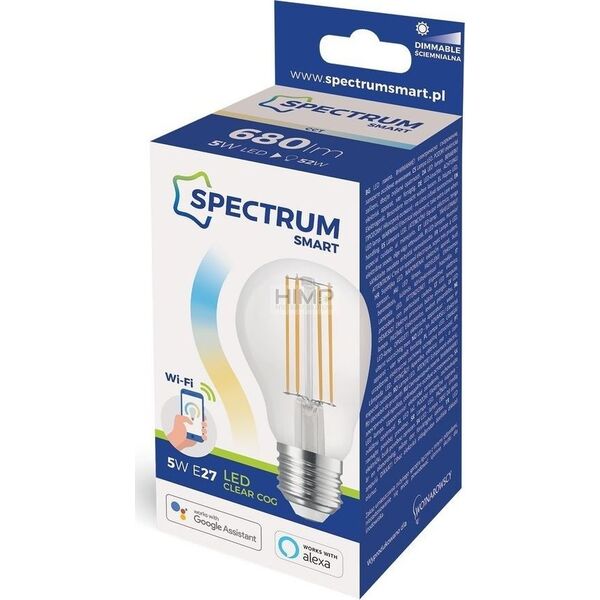 Spectrum Żarówka LED GLS 5W E-27 (WOJ-14418)