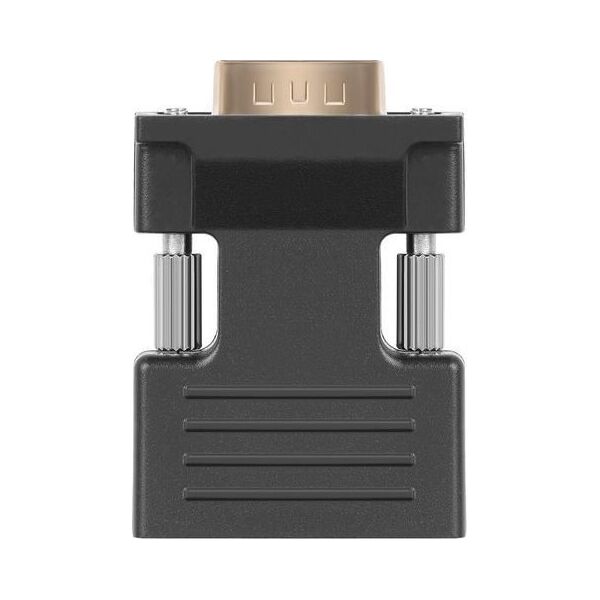 Adapter AV Iso Trade HDMI - D-Sub (VGA) + Jack 3.5mm czarny (5902802916808)