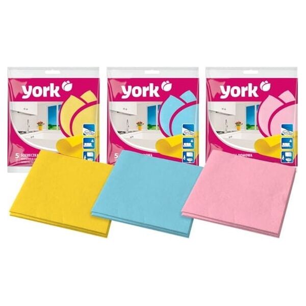 York Ściereczka domowa do czyszczenia 5 szt mix YORK
