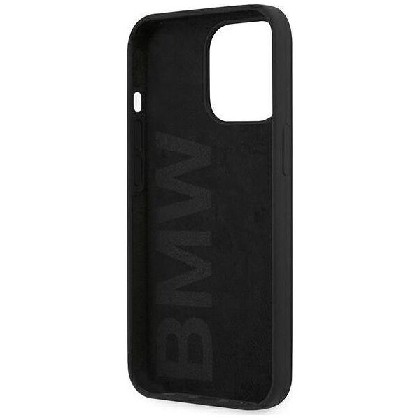 BMW Etui BMW BMHCP13LSILBK Apple iPhone 13 Pro czarny/black hardcase Silicone Signature