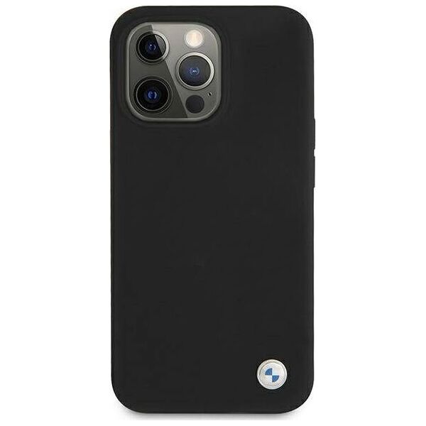 BMW Etui BMW BMHCP13XSILBK Apple iPhone 13 Pro Max czarny/black hardcase Silicone Signature