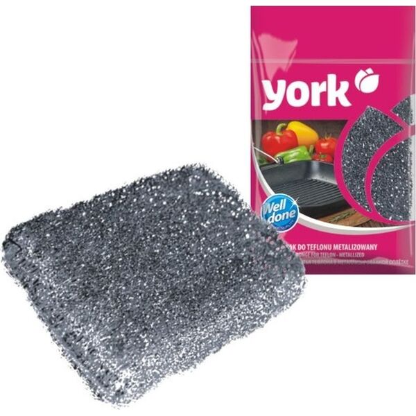 York Zmywak do teflonu metalizowany 1 szt.