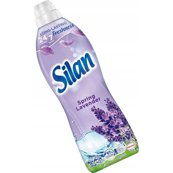 Płyn do płukania Silan 3x Płyn do zmiękczania tkanin SILAN Spring Lavender 40 prań 880 ml