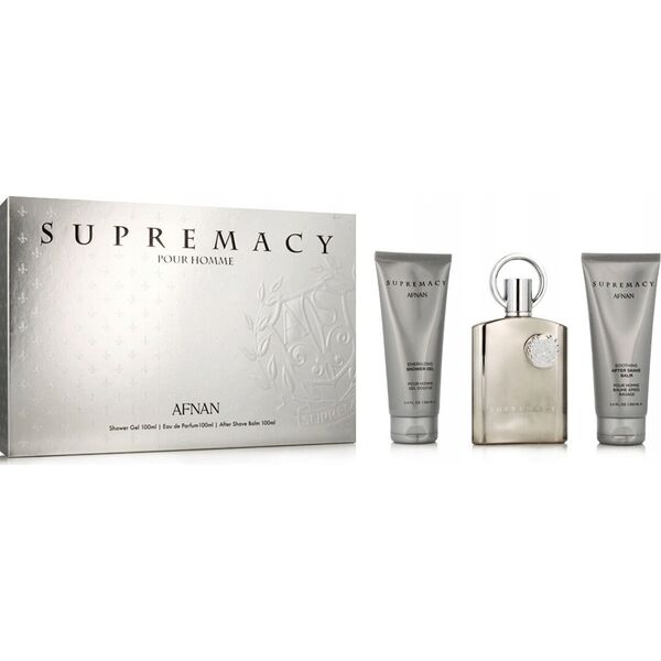 Afnan Zestaw Perfum dla Mężczyzn Afnan Supremacy Silver EDP 3 Części