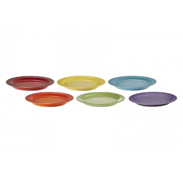 Σετ πιάτων Le Creuset Vancouver 6 τεμάχια από κεραμικό σε διάφορα χρώματα 0843251181742