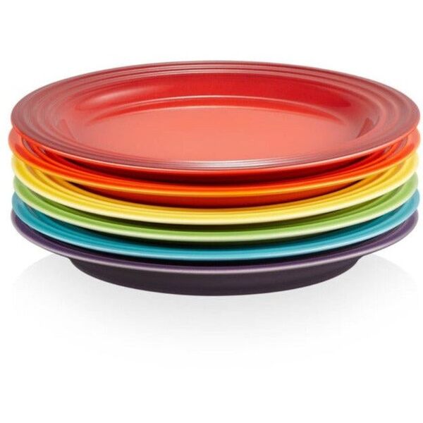Σετ πιάτων Le Creuset Vancouver 6 τεμάχια από κεραμικό σε διάφορα χρώματα 0843251181742